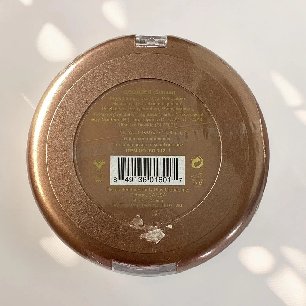 City‎ Color Bronzer Sunset Shimmer Pressed Powder Palm Tree 0.52 oz NEW